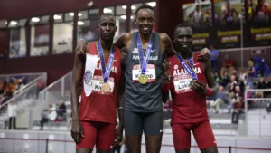 Read more about the article JUST IN: Jubilation As Alabama Track Wins Two Medals On Opening Day of SEC Indoor Championships 2025