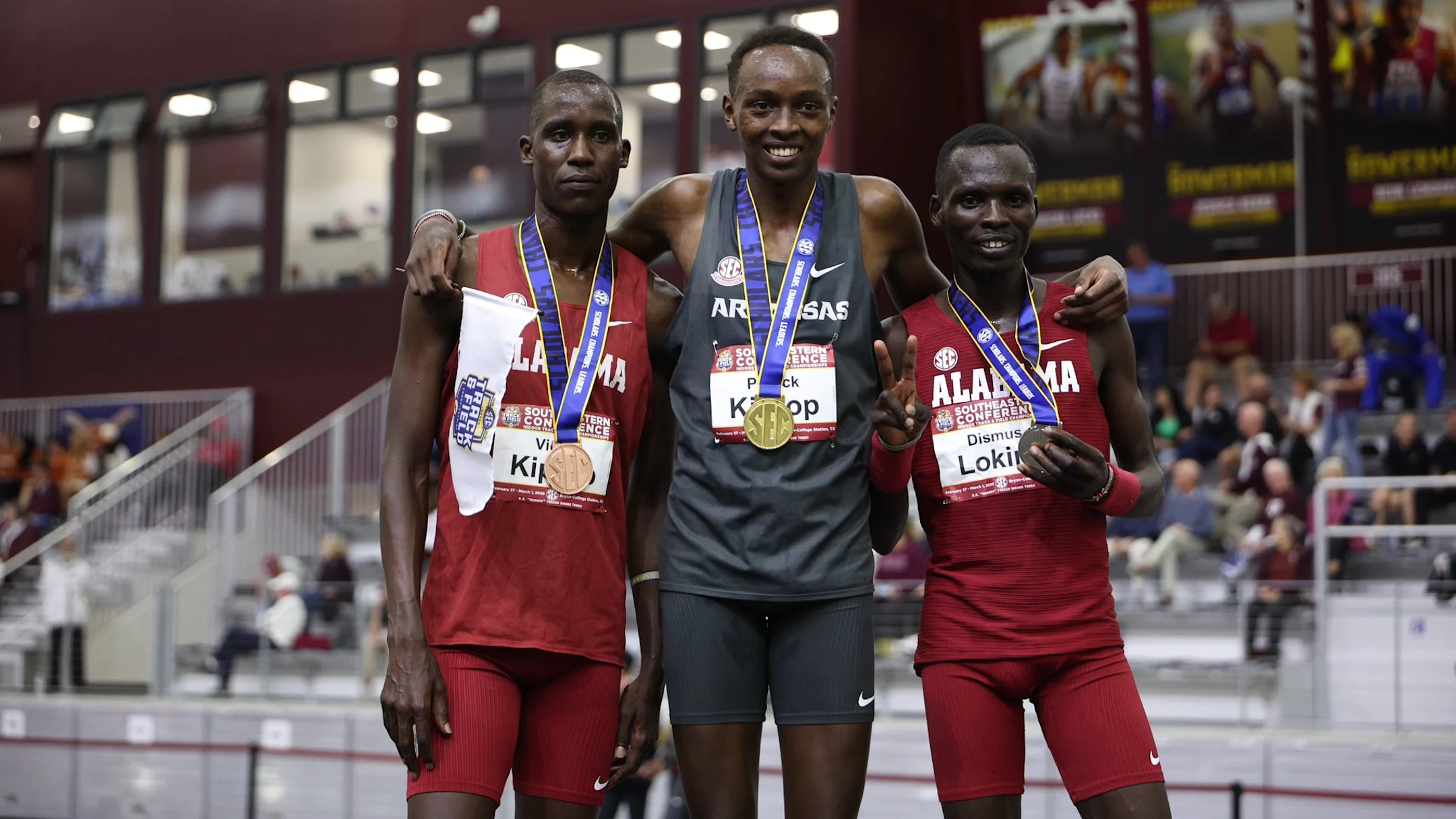 Read more about the article JUST IN: Jubilation As Alabama Track Wins Two Medals On Opening Day of SEC Indoor Championships 2025