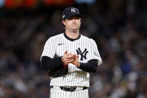 Read more about the article JUST IN: Yankees’ Gerrit Cole Reacts To Facing Aaron Judge In Live Batting Practice